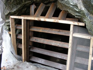 Bat Gate at Mine Entrance.