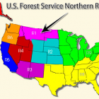 U.S. Forest Service Northern Region Map