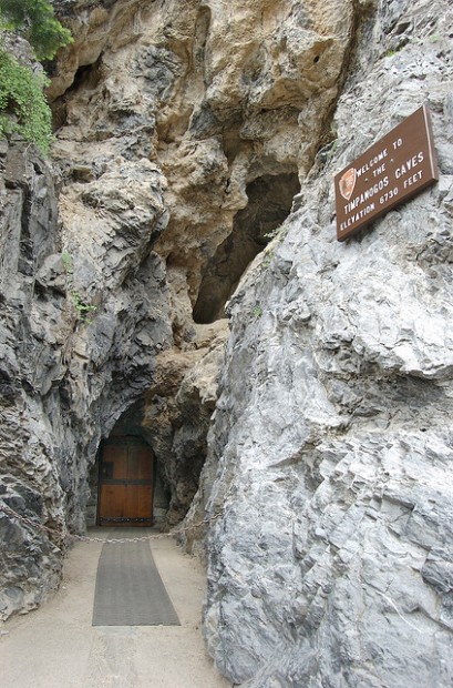 The Entrance to Timpanogos Cave.