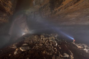 Robert Shone's Photo inside the Gouffre Berger Cave System 