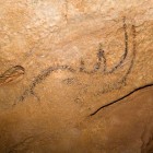 Rhinoceros Drawing inside Romania's Coliboaia Cave