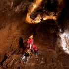 Members of Team Petzl inside Gouffre Berger in 2011.
