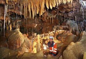 Inside Blessberg Cave