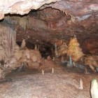 An interior view of Kent's Cavern in England