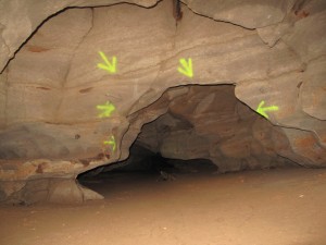 Graffiti in Alabama's Fern Cave