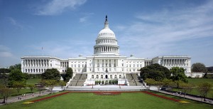 The United States Capitol, meeting place of the United States Congress