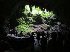 Entrance of the Cueva Clara of Camuy River Cave Park