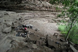 Excavation at South Africa's Sibudu Cave