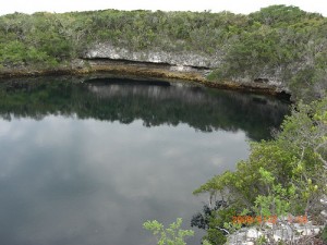 Hoffman's Cay Blue Hole in the Bahamas