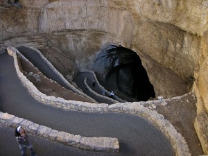 Carlsbad Cavern Natural Entrance Route.