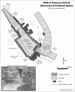 Wind Cave Airlock Plan.