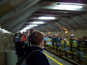 Cave Train in Postojna Cave