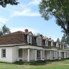 Restored Officers Quarters building at Fort Stanton National Monument