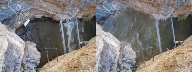 Underwater Tsunami in Nevada's Devils Hole