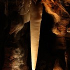 Crystal King the largest Stalactite in the Ohio Caverns