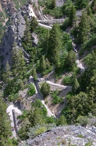 Switchbacks to Timpanogos Cave
