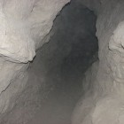 Inside one of the Mud Caves in Arroyo Tapiado