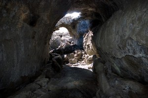 Inside one of Iceland's Caves