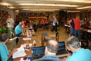 The NSS Board of Directors gets ready to convene its Monday Business session
