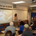 The General Biology Session in progress, and certainly well-attended... Photo by Dean Wiseman