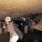 Intrepid JSS explorers on the 2012 "Cave with the Prez" caving trip in Higginbotham Cave.