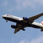 A British Airways Flight landing at Heathrow