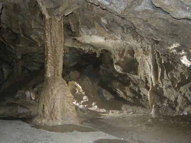The Grand Column inside Oregon Caves National Monument