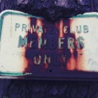 Members Only Sign