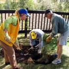 Friends of Wind Cave National Park helping plant trees during NPLD 2011.