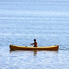 Some cavers enjoy canoeing.