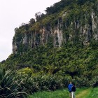 Hiking Along a Trail in the Bullock Creek Area.