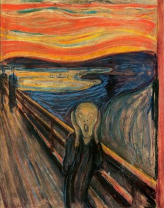Edvard Munch's Famous Painting, The Scream.