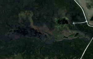 An Aerial View of South Australia's Piccaninnie Ponds.