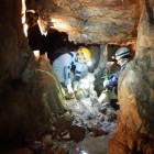 Algae Removal and Wire Covering in Outlaw Cave.