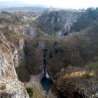 Karst of the Škocjan Caves Regional Park in Slovenia.