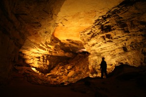 Dismal Hollow in Mammoth Cave.