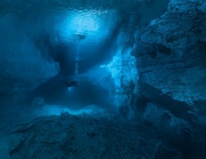 Screengrab from Underwater Panorama of Orda Cave. Panorama by Viktor Lyagushkin