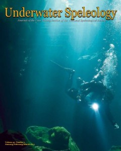 Cover of Volume 40, Issue Number 1 of Underwater Speleology.