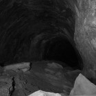 Inside Lava River Cave, Flagstaff, Arizona