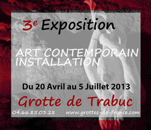 Trabuc Cave Contemporary Art Installation.