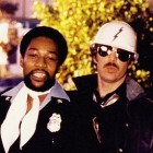 Original members of the disco group Village People in 1978.