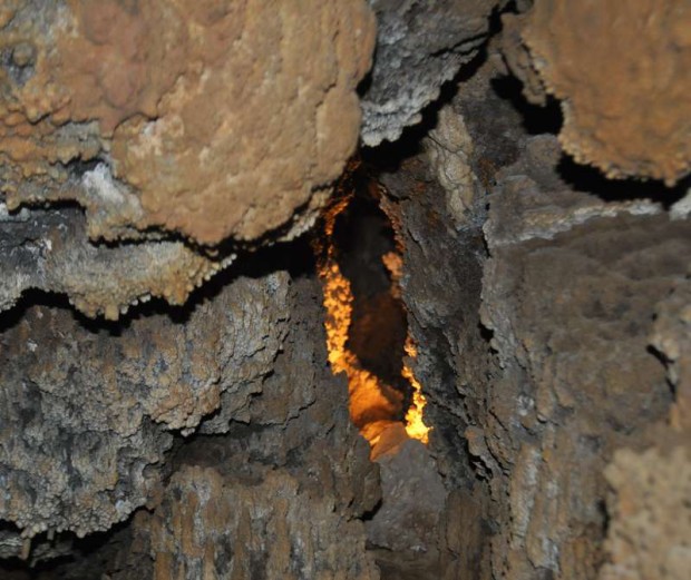 Colorful formations on the Historic Fairy Caves Tour.