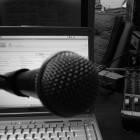 Inside a Radio Station.