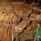 Formations inside Indiana Caverns.