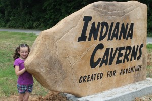 The entrance to Indiana Caverns.