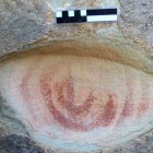 INAH specialists located the cave paintings in the Sierra de San Carlos, Tamaulipas.