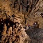 Inside Pennsylvania's Lincoln Caverns.