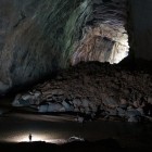 Inside the massive passage of Vietnam's Son Doong Cave.