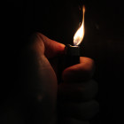 An open flame can be used to test oxygen levels.
