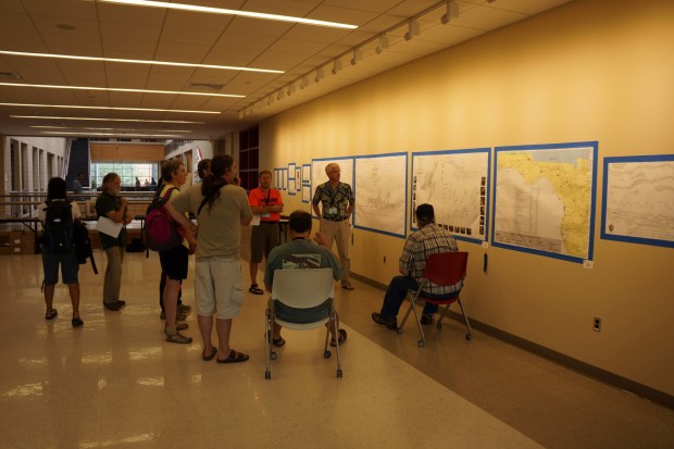 NSS Cartography Salon critique session.